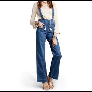 Free People - Penrose Flare Overalls